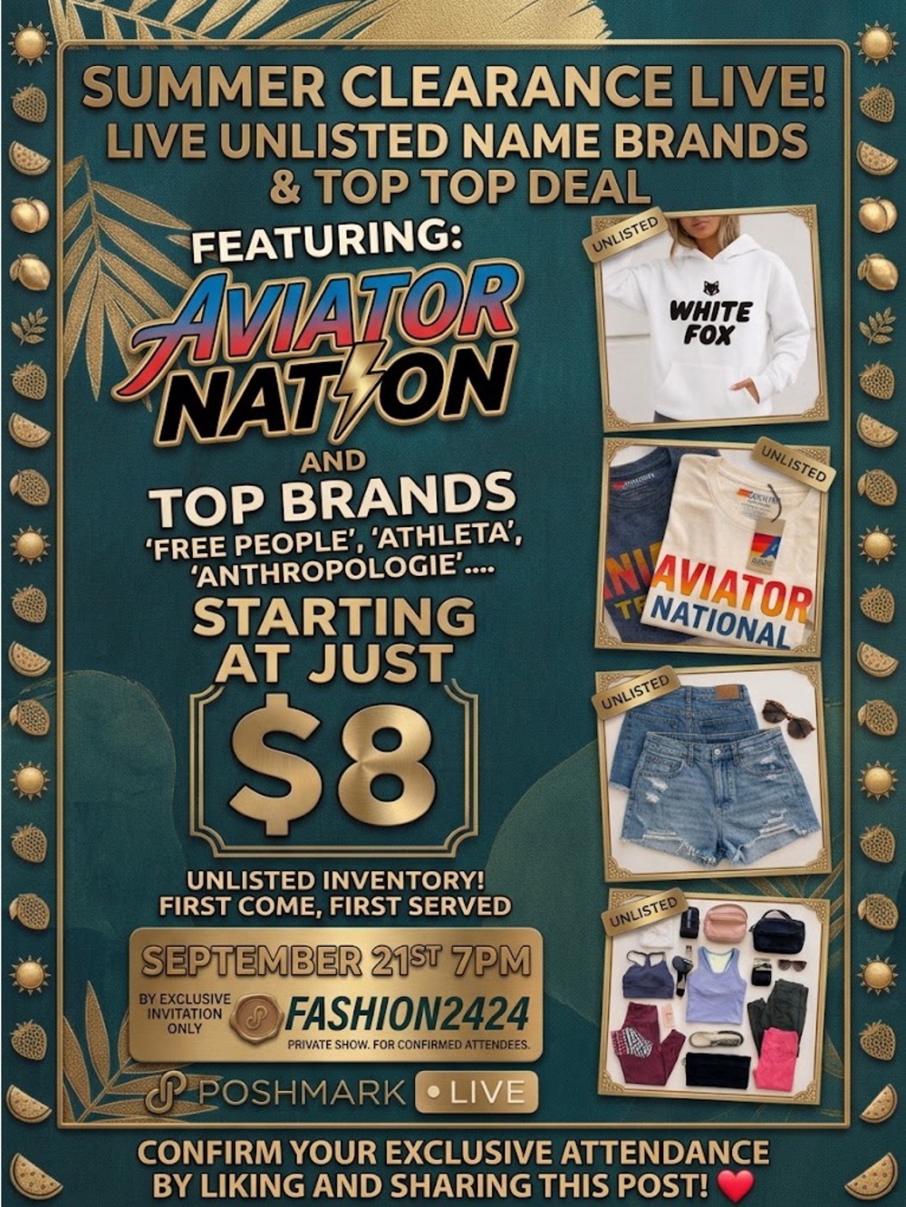 Fashion2424 Is having a LIVE Show! SALE ✅✅✅✅✅✅✅✅✅✅